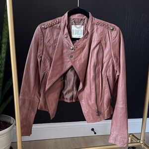 BB Dakota Women's Brown Leather Jacket